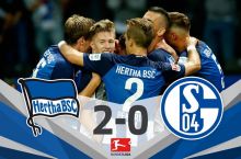 Чемпионат Германии. «Герта» выиграла у «Шальке», «Аугсбург» уступил «Майнцу»