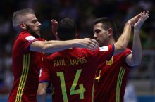 Футзал. ЖЧ-2016. Испания гуруҳни йўқотишсиз якунлади