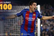 Суарес забил 100-й гол за «Барселону»