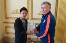 "Bunyodkor": Sato Minoriga Doxada medal topshirdik