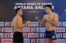 «Astana Arlans» — «Uzbek Tigers». Вазн ўлчаш маросимидан ФОТОГАЛЕРЕЯ