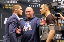 UFC: Nurmagomedov - Fergyuson intervyu vaqtida bir-birlariga nima deb tahdid qilishdi?