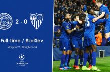 «Лестер» обыграл «Севилью» и вышел в 1/4 финала Лиги чемпионов