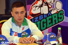 "Uzbek Tigers" - "Astana Arlans". Вазн ўлчаш маросимидан ФОТОГАЛЕРЕЯ