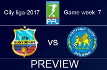 Бугун 18:00. “Бунёдкор” – “Динамо”