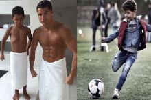 Ronalduning o'g'li otasi uslubida jarima zarbasidan gol urdi (video)