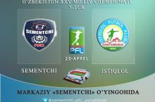  Birinchi liga. “Cementchi” - “Istiqlol. Prevyu
