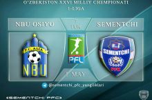 Birinchi liga. "NBU-Osiyo" - "Cementchi". Prevyu