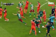 Rossiya kubogi finalidagi janjal VIDEO