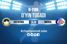Oliy liga. "So'g'diyona" "Mashal"ni yirik hisobda taslim qildi