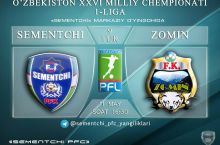 Birinchi liga. "Cementchi" - "Zomin". Prevyu