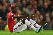 Pogba "Old Trafford"ni qo'ltiqtayoqda tark etdi FOTO