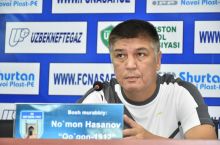 No'mon Hasanov: “Bugun omadimiz kelmadi”