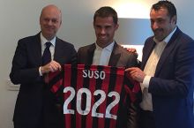 “Milan” rahbariyati Suso bilan shartnomani uzaytirdi