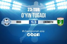 Oliy liga. "Obod" kutilganidek "Lokomotiv"ga yutqazdi