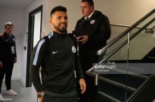 Serxio Aguero olti hafta futbol o'ynay olmaydi