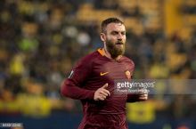 De Rossi: "Hatto 40 yoshdagi oyog'i singan Zlatanga ham qarshi o'ynashni xohlamasdim"