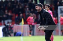 Gattuzoning debyuti omadsiz chiqdi. 95-daqiqada "Benevento" darvozaboni "Milan"ga gol urdi (FOTO+VIDEO)