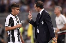 Massemiliano Allegri: “Dibalani Messi, Ronaldu va Neymar bilan tenglashtirish unga salbiy tasir qildi”