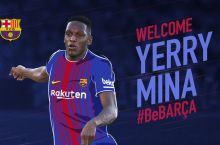 Rasman: Yerri Mina "Barselona" futbolchisi