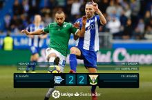 LaLiga. "Alaves" 15 daqiqa ichida g'alabadan ayrildi