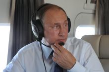 Putin JCH-2018 obektlarini vertolyot bortidan turib ko'zdan kechirdi