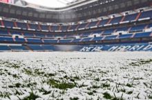 Madridda qor yog'moqda, ammo "Santyago Bernabeu"ga quyosh tushib turibdi (FOTO)