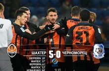 Ukraina chempionati. “SHaxtyor” “CHernomorec”ni yirik hisobda engdi