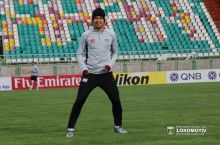 “Lokomotiv” “Fuladshahr” stadionida rasmiy mashg'ulot o'tkazdi FOTO