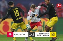 Bundesliga. “Leypcig” - “Borussiya” D uchrashuvida g'olib aniqlanmadi