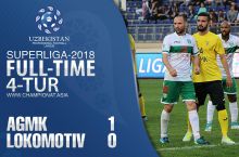 Superliga. AGMK mavsumdagi ilk g'alabasini “Lokomotiv” bilan o'yinda qo'lga kiritdi