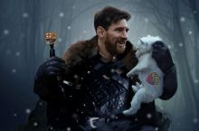 Karikatura. Messi bo'rilarni ovladi