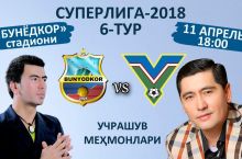 “Bunyodkor” – “Metallurg” uchrashuvi mehmonlari – Ravshan Komilov va Sardor Mamadaliev