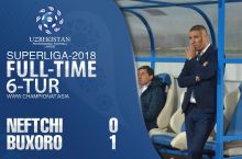 Superliga. "Neftchi" yana yutqazdi, bu safar "Buxoro"ga 