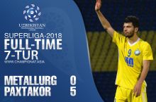 Superliga. "Metallurg" - "Paxtakor" 0:5