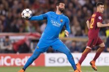 "CHelsi" Alisson uchun 60 million evro taklif qildi