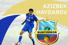 Rasman: Azizbek Haydarov "Bunyodkor" futbolchisiga aylandi