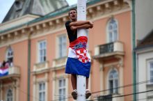 Xorvatiya terma jamoasi o'z yurtida qahramonlarcha kutib olindi FOTOGALEREYA