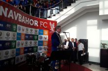 Rasman: Andrey Kanchelskis - "Navbahor" bosh murabbiyi FOTO