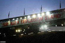 "Xaddersfild"ga qarshi o'yindan ikki kun oldin "Old Trafford"da qor FOTO