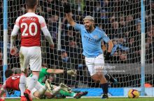 APL. "Arsenal"ga qarshi eng tezkor urilgan gol, xet-trik va Agueroning benefisiga aylangan markaziy uchrashuv