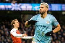 Karikatura. Aguero "Arsenal" bilan "qorbo'ron" o'ynadi