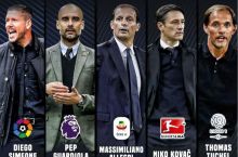 Simeone birinchi, Gvardiola ikkinchi...
