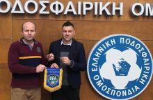 O'FA mutasaddilari Greciya futbol federaciyasi vakillari bilan uchrashishdi
