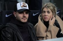 Ikardi rafiqasi bilan "Inter" uchrashuviga tashrif buyurdi