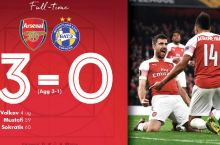Evropa ligasi. "Arsenal" 1/8 finalga chiqdi va boshqa natijalar