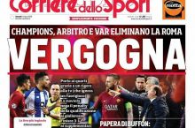 "Roma"ning CHempionlar Ligasidan chiqib ketgani haqida
