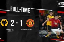 Angliya kubogi. “Manchester Yunayted” chorak finalda to'xtatildi