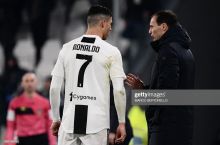 Allegri Ronalduning xatti-harakati haqida: "Noodatiy hech narsani ko'rmadim, diskvalifikaciya bo'lmaydi"