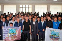 "Bunyodkor" vakillari Vadim Abramov boshchiligida O'zbekiston Davlat jahon tillari universitetiga tashrif buyurishdi